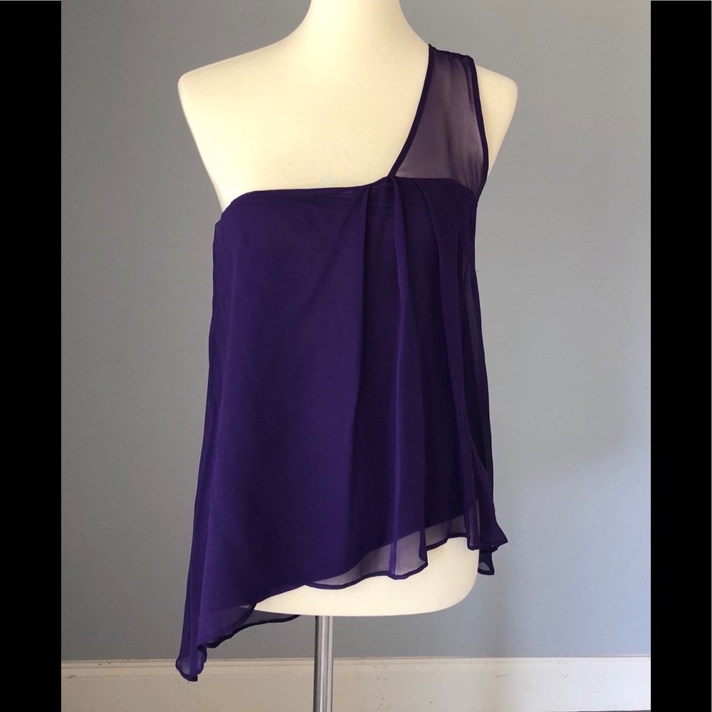 Purple Stylish Heather Blouse